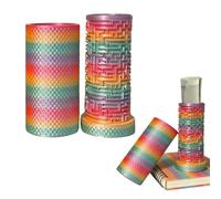 YAYNO Caja Misteriosa de Enigma y Laberinto Cilindro para Dinero, Impresa en 3D, con Compartimento Secreto y Cilindro de Código, Entrenamiento de Concentración