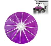 YAYNO Protector Antisalpicaduras para Batidora para KitchenAid Deflector Antisalpicaduras para Cabezal Mezclador Protector de 14 cm para Batidora de Pie Rascador Limpiador para Batidor de 6 Hilos