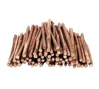 YAYODS 200 varillas de madera con corteza de árbol de 10 cm de largo, barra de madera natural redonda, diámetro de 5 - 8 mm, varillas de madera para manualidades, ramas y ramas, decoración artesanal
