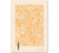 Yayoi Kusama Cartel Naranja Polca Punto Arte Mural Abstracto Lienzo Pintura Yayoi Kusama Matisse Impresiones Para Vivir HabitacióN DecoracióN ImáGenes Sin Marco 60×80 Cm