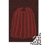 Yayoi Kusama Imposible Puzzle 1000 Piezas, Rompecabezas Museo De Madera, Jigsaw Puzzle Cuadros Famosos del mundopara Adultos, DIY Juguete Puzzles, para Regalo Educativo para Adolescentes