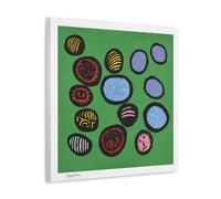 Yayoi Kusama - Póster de arte vintage de 2020 con texto en inglés "When I Was in Heaven, I Gathered Great Souls And Cried", arte vintage, lienzo de pared, decoración estética, sala de estar