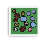 Yayoi Kusama - Póster de arte vintage de 2020 con texto en inglés "When I Was in Heaven, I Gathered Great Souls And Cried", arte vintage, lienzo de pared, decoración estética, sala de estar