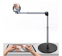 yAyusi Soporte Movil Grabar Video, Ajustable y Plegable Tripode Cenital para Movil Mesa, 30 CM de Largo, Adecuado para Transmisión en Vivo, Pintura y Grabación de Videos de Arte de Uñas (Acortar)