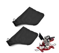 YAZANY 2 bolsas de polvo para sierras ingletadoras, bolsa de polvo para sierra ingletadora modelo 255 con cremallera y soporte de alambre para una fácil eliminación del polvo en el interior, bolsa de