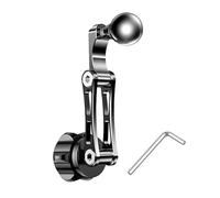 Yazhuq Brazo de extensión de rótula de 17 mm hembra a macho adaptador de aluminio para soporte de teléfono y soporte de montaje de mapa