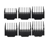 YAZIYIR Paquete de 6 protectores de peine de guía de fijación compatibles con cortaúñas de perro oneisall de bajo ruido, tamaño de 3 a 18 mm de longitud de corte, color negro