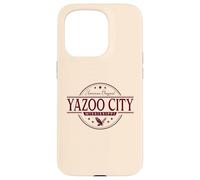 Yazoo City Misisipi - Etiqueta Yazoo City MS Carcasa para iPhone 15 Pro