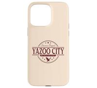 Yazoo City Misisipi - Etiqueta Yazoo City MS Carcasa para iPhone 15 Pro MAX