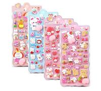 Yaztauho Adhesivos Bonitos,Calcomanías Divertidas De Animales,Pegatinas De Animales Lindos - Para Chicas Adultos Portátiles Cuadernos Fundas De Móvil Maletas Skateboards Diarios