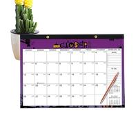 Yaztauho Calendario 2025-2026,Calendario de Pared Mensual 2025-2026 Estacional | Organizador Personal Gestión Del Tiempo Para Hogar Escuela Oficina Aula Sala De Reuniones Estudio