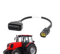 Yaztauho Divisor OBD2, Cable Adaptador para Escáner de Diagnóstico OBD de Coche, Accesorios Automotrices Macho a Hembra para Vehículos Agrícolas Camiones Pruebas de Emisiones