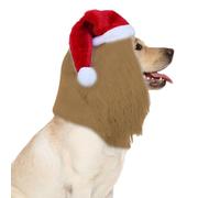 Yaztauho Gorro De Navidad para Gato - Gorro Navideño Adorable para Perros | Disfraz Mascotas Invierno Exterior Noche Días Familia Amigos Jóvenes Niños Niñas Unisex