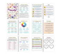 Yaztauho Libreta de Salud Mental | Con Portada Floral Agenda Guiada Para Bienestar Emocional,Cuaderno Seguimiento Gestión Emocional Para Productividad Crecimiento Cambio,Diario Trabajo Retos Y Enfoque