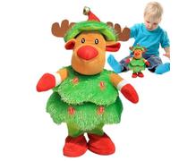 Yaztauho Muñeco de Nieve Cantando y,Peluche Navideño Que Canta y Baila,Muñeco Interactivo con Música y Luces para Hogar Dormitorio Sala | Decoración para Interior de Auto Apartamento Hotel