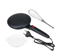 Yaztauho Pancake Maker | Parrilla Eléctrica 600W,20 cm con Bol Y Batidor De Huevos Sarten Antiadherente Control Automático Temperatura Constante Para Hogar Acampada Pícnic Restaurante