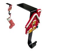 Yaztauho Sujetadores Para Medias De Chimenea - Sujetador De Repisa Sin Taladro - Ganchos Para Guirnaldas Navideñas,Para Coronas Cadenas De Luces LED Pequeñas Linternas Propietarios Anfitriones