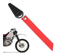Yaztauho Tapón de escape de lavado de 2 tiempos, tapón de escape para moto de cross - Lavar Tapones Con Serpentinas - Tapón de escape impermeable para motocicleta con llavero, quitar antes de arrancar