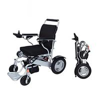 YAZURI Silla de Ruedas eléctrica, Motor de Potencia máxima de 600 W + Peso Neto 25 kg Ligero y Plegable + batería de Gran Capacidad 20AH + Soporte de Carga 180 kg