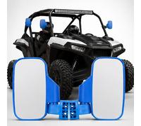 YAZVNTO Espejos UTV ATV Retrovisores para Polaris RZR Pro R 2022-2026 Laterales Roll Bar Ajustables 360° Espejo Convexo Gran Angular Off Road Accesorios,Blue Style