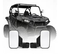 YAZVNTO Espejos UTV ATV Retrovisores para Polaris RZR Pro XP 2020-2026 Laterales Roll Bar Ajustables 360° Espejo Convexo Gran Angular Off Road Accesorios,Black Style
