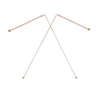 YAZWUR 1 Pcs Varilla de Radiestesia Profesional de Cobre Puro para Detección de Agua y Energía