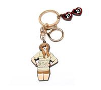 YAZWUR 1 pieza Tay-lor Llavero para amantes de la música, bonitos llaveros, llavero personalizado, regalo para fanáticos, niñas, hijas, mujeres