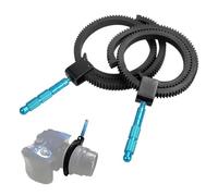 YAZWUR 1 unidad Ajustable Manual Flexible Follow Focus Gear Belt para Palanca de Enfoque Cámara Zoom Lens (Negro)