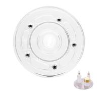 YAZWUR 1 Unidad Base Giratoria Universal 360 Grados Plataforma Rotatoria Multiusos con Rodamientos de Bolas de Acero para Portátiles, Monitores, TV, Altavoces, Manualidades, Plantas, Cocina (15cm)