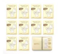 YAZWUR 120 unidades de fundas desechables para asiento de inodoro - Impermeables y higiénicas, ideales como protector de asiento infantil para uso fuera de casa (43x35.5 cm)