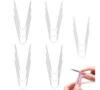 YAZWUR 15 piezas Set de agujas de tejer para calcetines, Crasy Trio agujas circulares, agujas para calcetines, agujas de punto, agujas de calceta (2,5 mm)