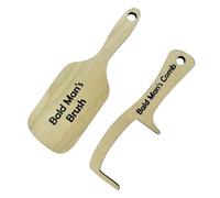 YAZWUR 2 piezas Juego de bromas, Peine para Calvo, Kreativos y Divertidos, Cepillo sin Pelo, Regalos Originales y de Broma para Hombres, Hombre Cumpleaños, para peinar sin Dientes, Regalo de Amigos