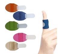 YAZWUR 5 Piezas Ferula para Dedo en Gatillo, Dedo Martillo, Férula Dedo Pulgar, Dediles para Mano, Bueno para Roturas de Gatillo y Dedos Tensos, Adecuado para Dedo Índice, Medio, Anular y Meñique