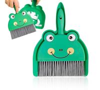YAZWUR Cepillo de Mano con Recogedor, Mini Set de Escoba y Recogedor, Escoba y Recogedor para Limpieza de Casa, Oficina, Escuela y Mascotas