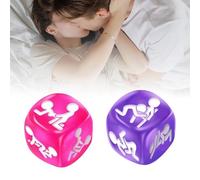 YAZWUR Juego de Dados Eróticos de 2 Piezas - Posiciones Sexuales, Libro de Instrucciones para Parejas, Juego Divertido para Dormitorio, Fiestas y Regalo para Adultos y Amantes