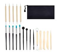 YAZWUR Set de 20 Herramientas de Modelado - Herramientas para Cerámica y Alfarería, Utensilios para Arcilla Polimérica, ideales para Principiantes, Artistas y Artesanos