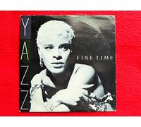Yazz Fine Time 7" Big Life BLR6 EX/VG 1989 there is punch hole in label rim & a handwritten number on label