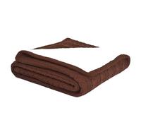 YB-FCJKPA Manta de Punto de Color Sólido Twist, Manta Decorativa de Punto Gruesa, Suave Cálida y Acogedora para Invierno, Lavable a Máquina, 47 x 71 Pulgadas (Mocha)