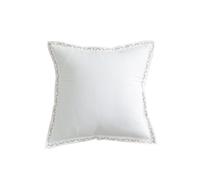 YB-FCJKPA WABI-Sabi Solid Color Throw Pillow Cover with Zipper Closure (White-45x45cm)