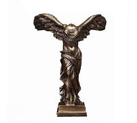 YB&GQ Dios Griego Estatuas,Victoria Diosa Figura Esculturas Romano Victoria Alada Samotracia Escritorio Ornamentos para Decoración del Hogar Colección Regalos Bronce-b 38.5x27.5x10cm(15x11x4inch)