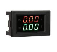 YB4835VA DC0~100V 20A Voltímetro Amperímetro, Medidor de amperaje de voltaje integrado de pantalla dual, Medidor de corriente de voltaje del detector Medidor de voltaje de amperios del panel