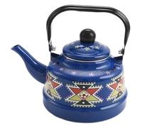 YBAAKZIIR Hervidor de té, Tetera esmaltada for agua hirviendo multicolor 1.1-2.5L(Blue,1.1L)