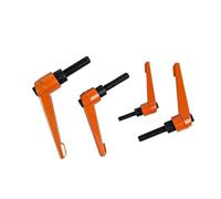 YBAAKZIIR Manija con perillas ajustables, Perilla de bloqueo palanca sujeción ajustable con rosca macho externa M4-M10, 1 unidad(Screw M6X32 1PC)