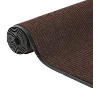 ybaymy Alfombra de pasillo antideslizante, 90 x 300 cm, se vende por metros, lavable, para dormitorio, pasillo, color marrón