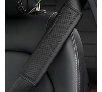 Ybbpazd 2 Piezas Protector Cinturon Coche para Mercedes-Benz Classe CLA AMG CLA 45 C117 AMG CLA 45 X117 2000-2024, Proteger La Ropa, Cuero Hombreras Comodidad, para Adultos y Niños, Accesorios Coche