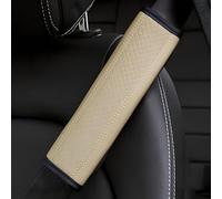 Ybbpazd 2 Piezas Protector Cinturon Coche para Mercedes-Benz Classe CLA AMG CLA 45 C117 AMG CLA 45 X117 2000-2024, Proteger La Ropa, Cuero Hombreras Comodidad, para Adultos y Niños, Accesorios Coche