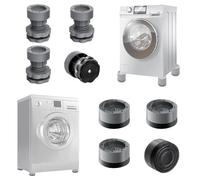 YBCCBY 8 PCS Patas Lavadora Antivibracion Ajustables Almohadillas de Antivibración para Lavadora Amortiguador de Vibraciones para Lavadora Almohadilla Antideslizante para Lavadora Pies de Lavadora