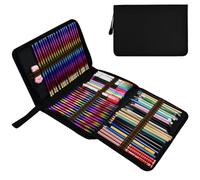 YBCCBY Estuche de Lápices de Colores 72 Agujeros Gran Capacidad Bolsa de Lápices para Estudiante Artista