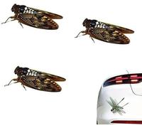 YBDADOEH 3 Pegatinas for Coche con Grietas de Insectos, calcomanía de Vinilo for Coche, camión, SUV, Motocicletas(C)