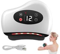 YBDADOEH Raspador de pies Thermaedge (2026), Nuevo, con luz roja calentada, inalámbrico y portátil for pies, pantorrillas, Cuello, Hombros y Espalda.(White)